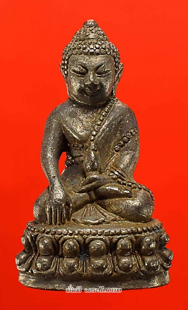 พระกริ่งโภคทรัพย์ วัดสุทัศเทพวราราม จ.กรุงเทพฯ ปี 2556 เนื้อทองแดงอุดกริ่งใต้ฐาน พร้อมกล่องเดิม องค์ที่ 3 หมายเลข 42876
