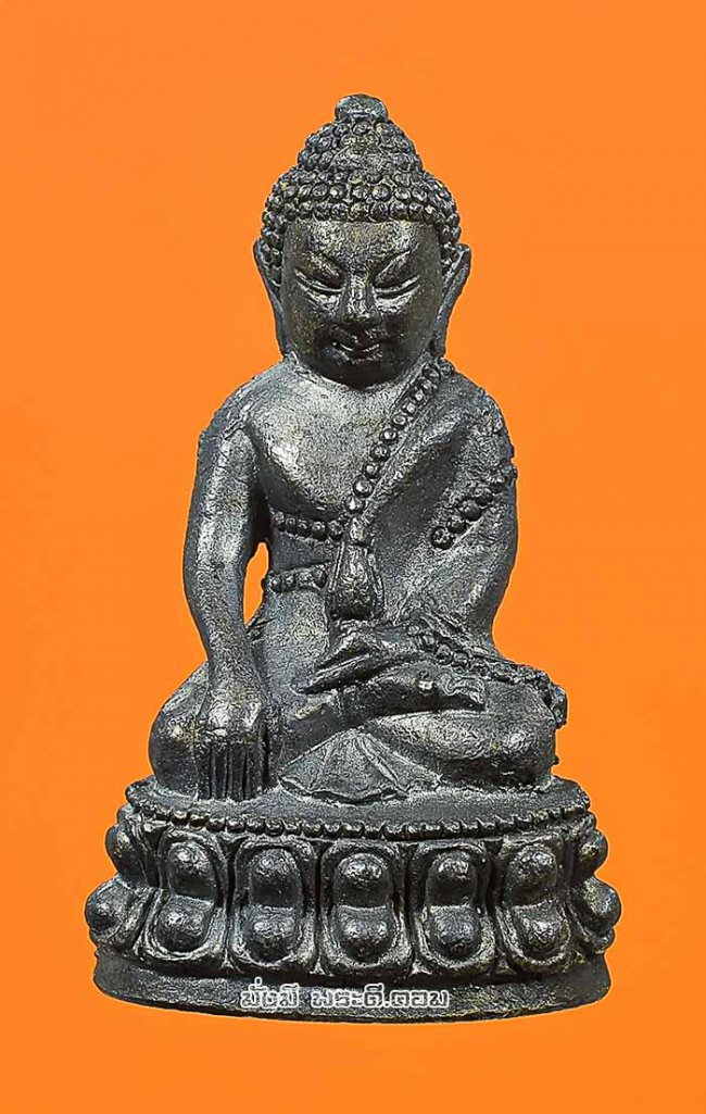 พระกริ่งโภคทรัพย์ วัดสุทัศเทพวราราม จ.กรุงเทพฯ ปี 2556 เนื้อทองแดงอุดกริ่งใต้ฐาน พร้อมกล่องเดิม องค์ที่ 6 หมายเลข 54804